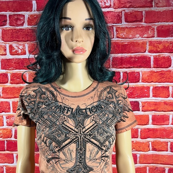 Affliction Women’s T-Shirt - Picture 2 of 6